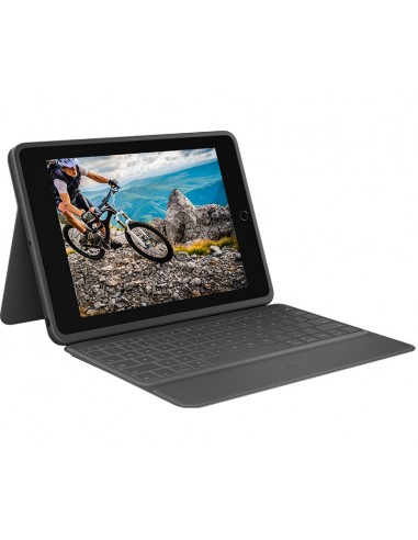 Logitech Rugged Folio Grafito Smart Connector QWERTY Español