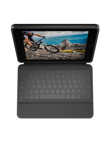 Logitech Rugged Folio Grafito Smart Connector QWERTY Español