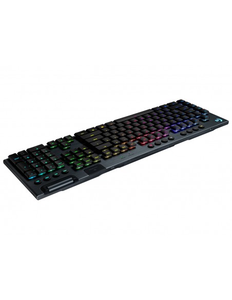 Logitech G G915 LIGHTSPEED Wireless RGB Mechanical Gaming Keyboard – GL Clicky teclado RF Wireless + Bluetooth Nórdico Carbono