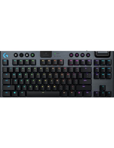 Logitech G G915 TKL Tenkeyless LIGHTSPEED Wireless RGB Mechanical Gaming Keyboard teclado RF Wireless + Bluetooth QWERTY
