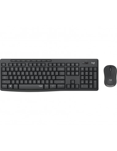 Logitech MK295 Silent Wireless Combo teclado Ratón incluido RF inalámbrico AZERTY Francés Grafito