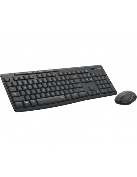 Logitech MK295 Silent Wireless Combo teclado Ratón incluido RF inalámbrico AZERTY Francés Grafito