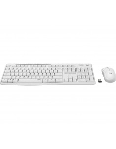 Logitech MK295 Silent Wireless Combo teclado Ratón incluido USB QWERTY Español Blanco 2