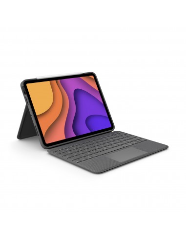 Logitech Folio Touch Gris Smart Connector AZERTY Francés