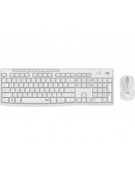 Logitech MK295 Silent Wireless Combo teclado Ratón incluido RF inalámbrico Húngaro Blanco