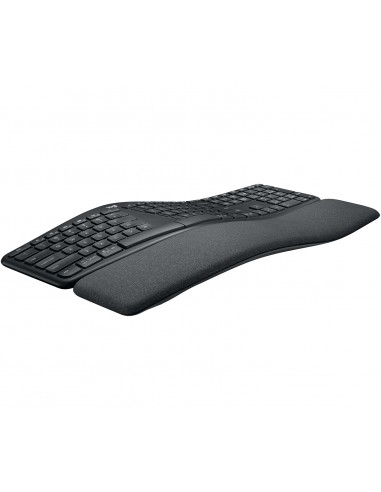 Logitech Ergo K860 teclado RF Wireless + Bluetooth Español Grafito