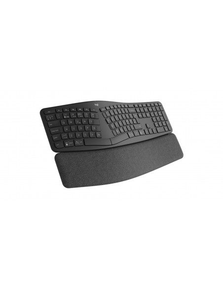 Logitech Ergo K860 teclado RF Wireless + Bluetooth Español Grafito