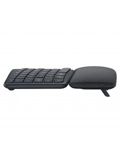 Logitech Ergo K860 teclado RF Wireless + Bluetooth Italiano Grafito