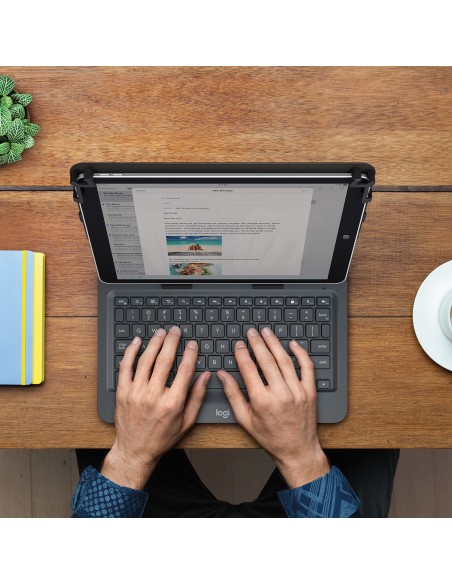 Logitech Universal Folio Negro Bluetooth QWERTY Español