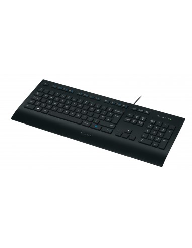 Logitech K280E Pro f  Business teclado USB QWERTZ Alemán Negro