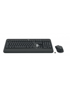 Logitech Advanced MK540 teclado Ratón incluido USB QWERTY Español Negro, Blanco