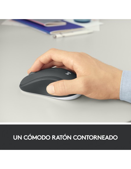 Logitech Advanced MK540 teclado Ratón incluido USB QWERTY Español Negro, Blanco