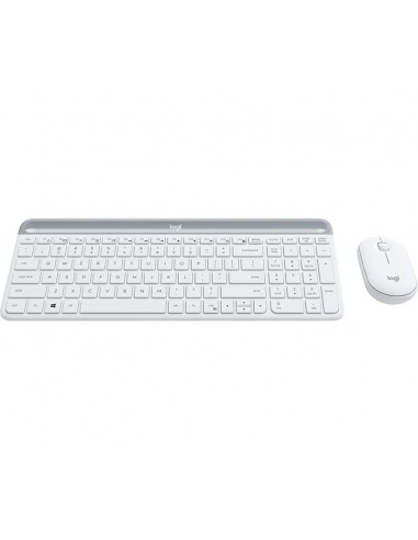 Logitech MK470 teclado Ratón incluido RF inalámbrico Español Blanco