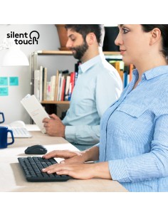 Logitech MK295 Silent Wireless Combo teclado Ratón incluido USB QWERTY Internacional de EE.UU. Grafito 2