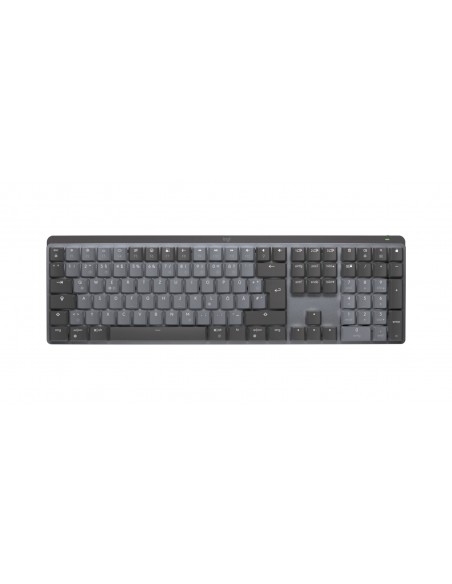 Logitech MX Mechanical teclado RF Wireless + Bluetooth QWERTZ Alemán Grafito, Gris