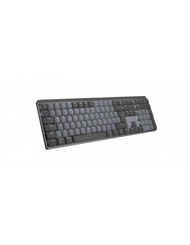 Logitech MX Mechanical teclado RF Wireless + Bluetooth QWERTZ Alemán Grafito, Gris