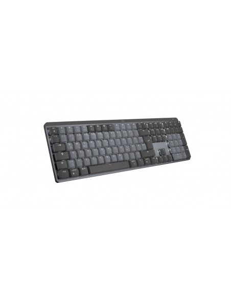Logitech MX Mechanical teclado RF Wireless + Bluetooth QWERTZ Alemán Grafito, Gris