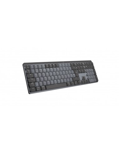 Logitech MX Mechanical teclado RF Wireless + Bluetooth QWERTY Danés, Finlandés, Noruego, Sueco Grafito, Gris