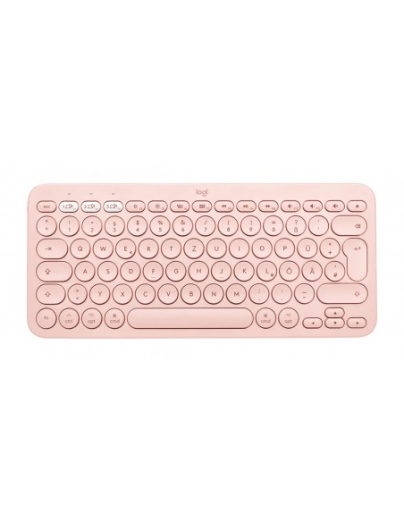 Logitech K380 for Mac Multi-Device Bluetooth Keyboard teclado QWERTY Español Rosa
