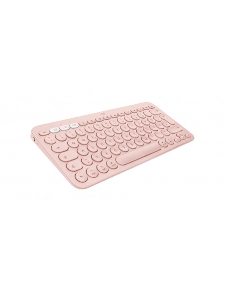Logitech K380 for Mac Multi-Device Bluetooth Keyboard teclado QWERTY Español Rosa