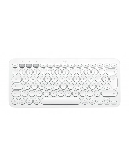 Logitech K380 for Mac Multi-Device Bluetooth Keyboard teclado QWERTY Español Blanco