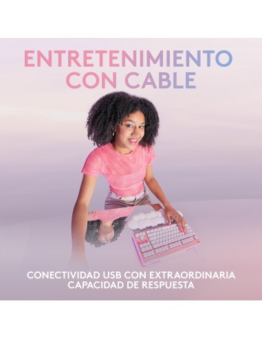 Logitech G G713 teclado USB QWERTY Español Blanco