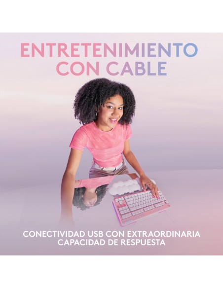 Logitech G G713 teclado USB QWERTY Español Blanco