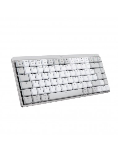 Logitech MX Mini Mechanical for Mac teclado Bluetooth QWERTY Internacional de EE.UU. Gris, Blanco