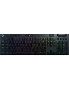 Logitech G G915 teclado RF Wireless + Bluetooth Portugués Carbono
