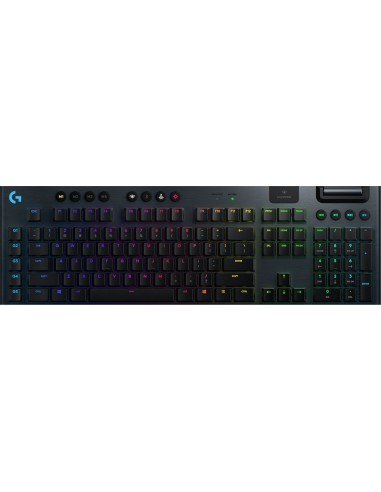 Logitech G G915 teclado RF Wireless + Bluetooth Portugués Carbono