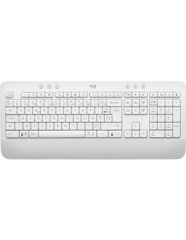 Logitech Signature K650 teclado Bluetooth AZERTY Francés Blanco