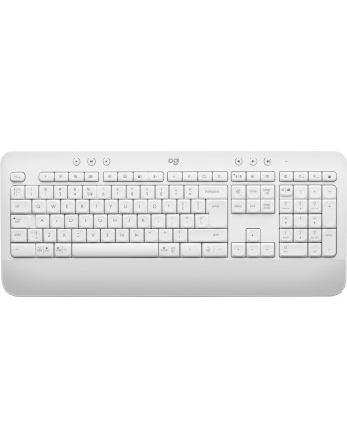 Logitech Signature K650 teclado Bluetooth QWERTZ Checa Blanco