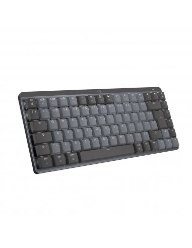 Logitech MX Mini Mechanical for Mac teclado Bluetooth QWERTY Internacional de EE.UU. Grafito, Gris