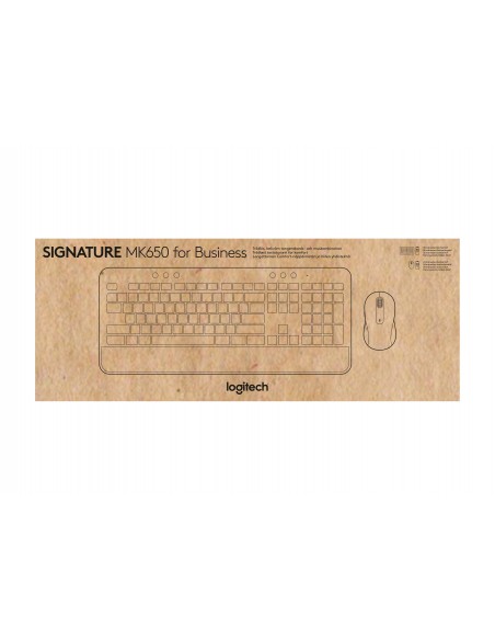 Logitech Signature MK650 Combo For Business teclado Ratón incluido Bluetooth QWERTY Español Grafito