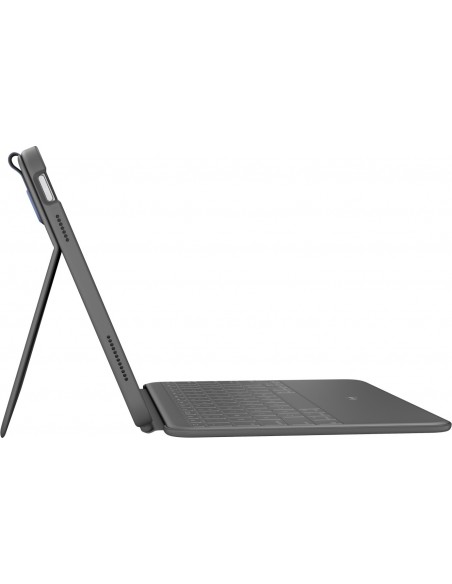 Logitech Rugged Folio Grafito Smart Connector QWERTY Danés, Finlandés, Noruego, Sueco