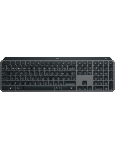 Logitech MX Keys S teclado RF Wireless + Bluetooth QWERTY Portugués Grafito