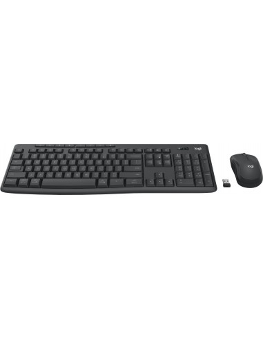 Logitech MK370 Combo for Business teclado Ratón incluido RF Wireless + Bluetooth QWERTY Español Grafito