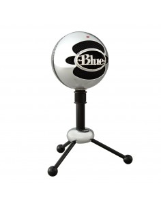 Blue Microphones Snowball Aluminio Micrófono de superficie para mesa