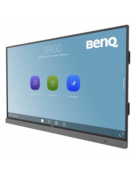 BenQ RM7503 Panel plano interactivo 190,5 cm (75") LED 450 cd   m² 4K Ultra HD Negro Pantalla táctil Procesador incorporado