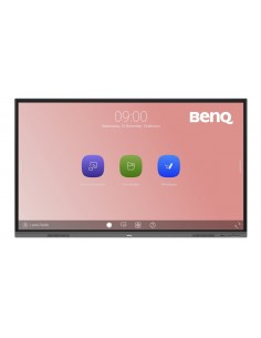 BenQ RE7503 Panel plano interactivo 190,5 cm (75") LED 400 cd   m² 4K Ultra HD Negro Pantalla táctil Procesador incorporado