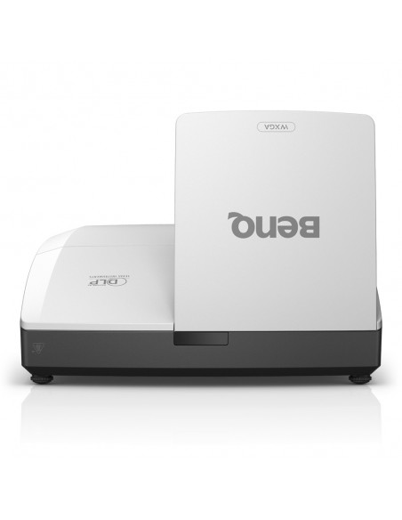 BenQ MW855UST+ videoproyector Proyector de alcance ultracorto 3500 lúmenes ANSI DLP WXGA (1280x800) 3D Negro, Blanco