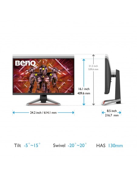 BenQ 9H.LKTLA.TBE pantalla para PC 68,6 cm (27") 3840 x 2160 Pixeles 4K Ultra HD LED Negro
