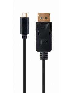 Gembird A-CM-DPM-01 Adaptador gráfico USB 3840 x 2160 Pixeles Negro