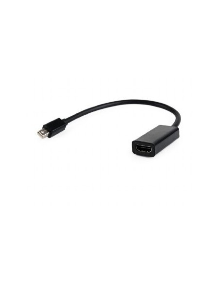 Gembird A-MDPM-HDMIF-02 adaptador de cable de vídeo Mini DisplayPort HDMI tipo A (Estándar) Negro