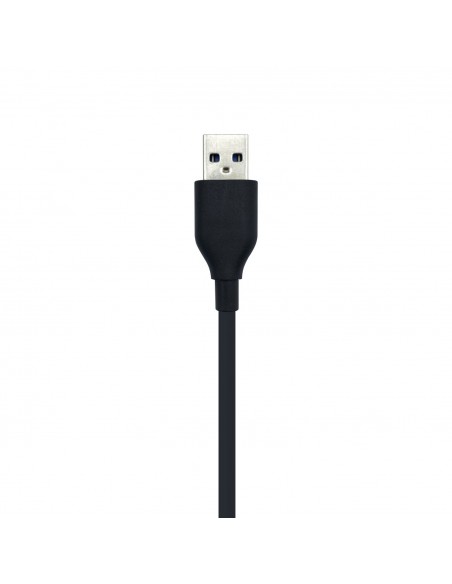 AISENS Hub USB 2.0, Tipo A M - 4 x Tipo A H, Negro, 30 cm