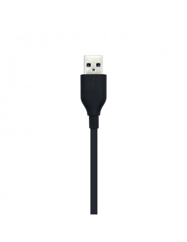 AISENS Hub USB 2.0, Tipo A M - 4 x Tipo A H, Negro, 30 cm