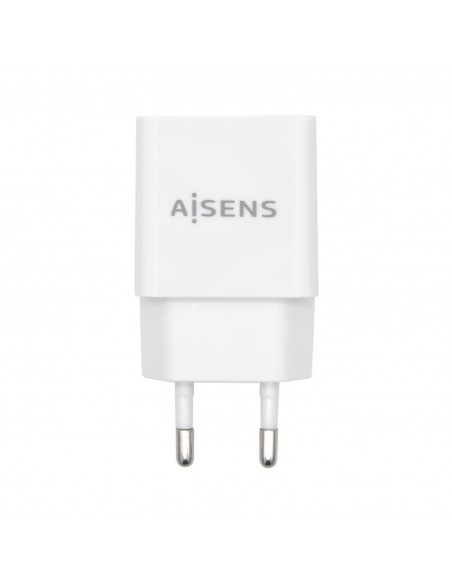 AISENS Cargador USB 10W Alta Eficiencia, 5V 2A, Blanco