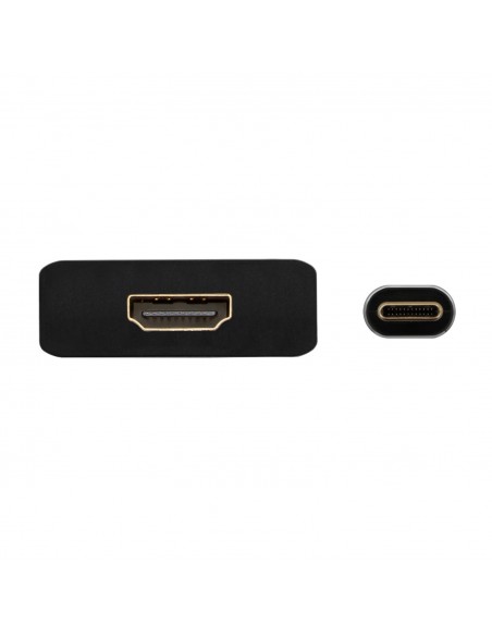 AISENS Conversor USB-C A HDMI 4K@30Hz, USB-C M-HDMI H, Negro, 15cm