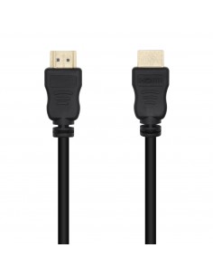 AISENS Cable HDMI V1.4 Alta Velocidad 14+1 CCS, A M-A M, Negro, 1.0m