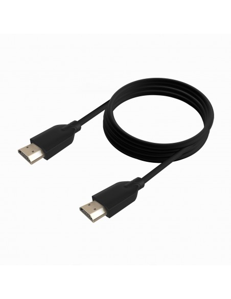 AISENS Cable HDMI V2.0 CCS Premium Alta Velocidad   Hec 4K@60Hz 18Gbps, A M-A M, Negro, 2.0m